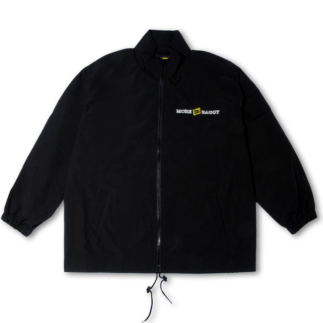 Mb Nylon Track Jacket Black More Baggy 