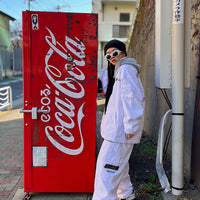 Load image into Gallery viewer, MB NYLON TRACK JACKET WHITE
