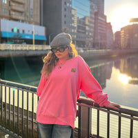 Load image into Gallery viewer, MB STRONG HORNET RAGLAN SWEAT PINK
