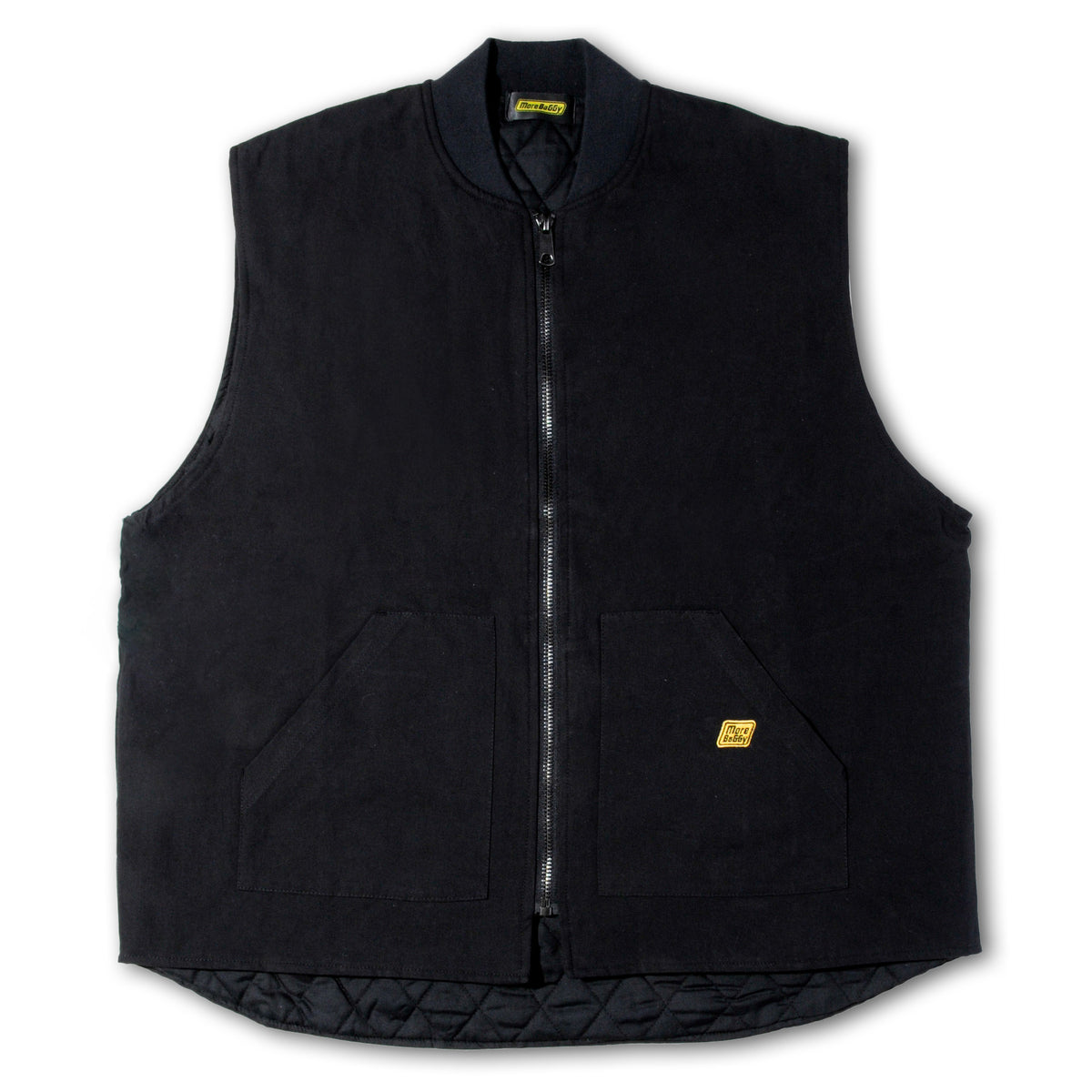 MORE BAGGY ONE POINT DUCK VEST BLACK