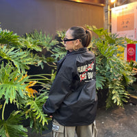 Load image into Gallery viewer, HANG OUT HANG OVER BOA COACH JACKET BLACK
