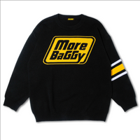 Load image into Gallery viewer, MB OVERSIZED LOGO KNIT BLACK
