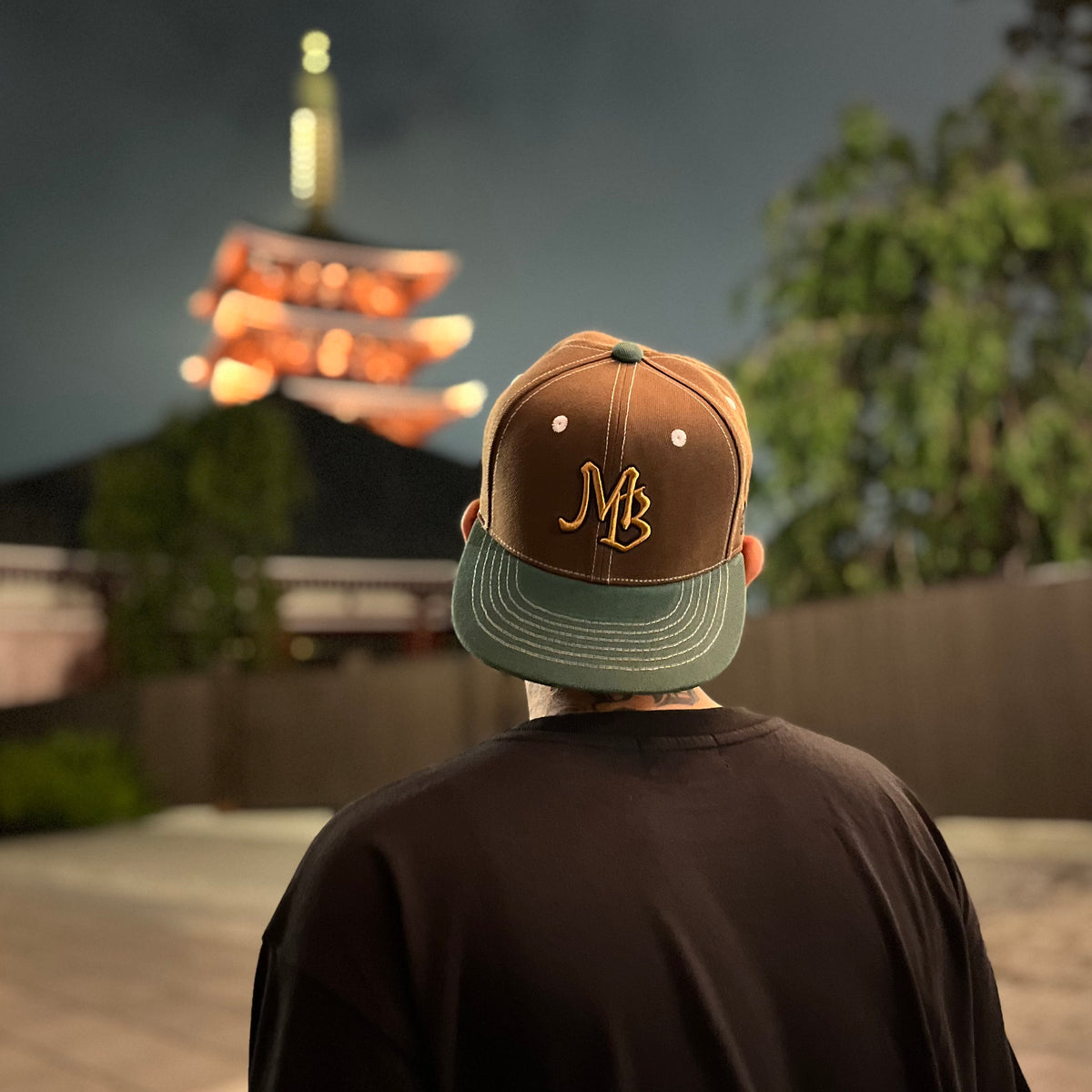 MB SNAP BACK CAP BROWN