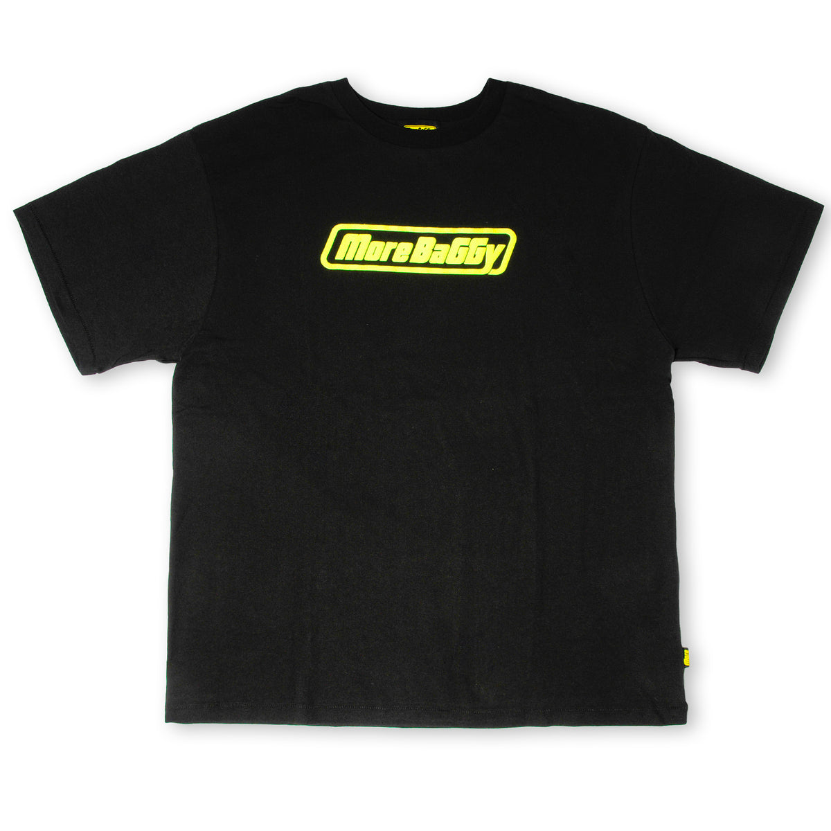 MORE BAGGY ANNIVERSARY LOGO TEE BLACK