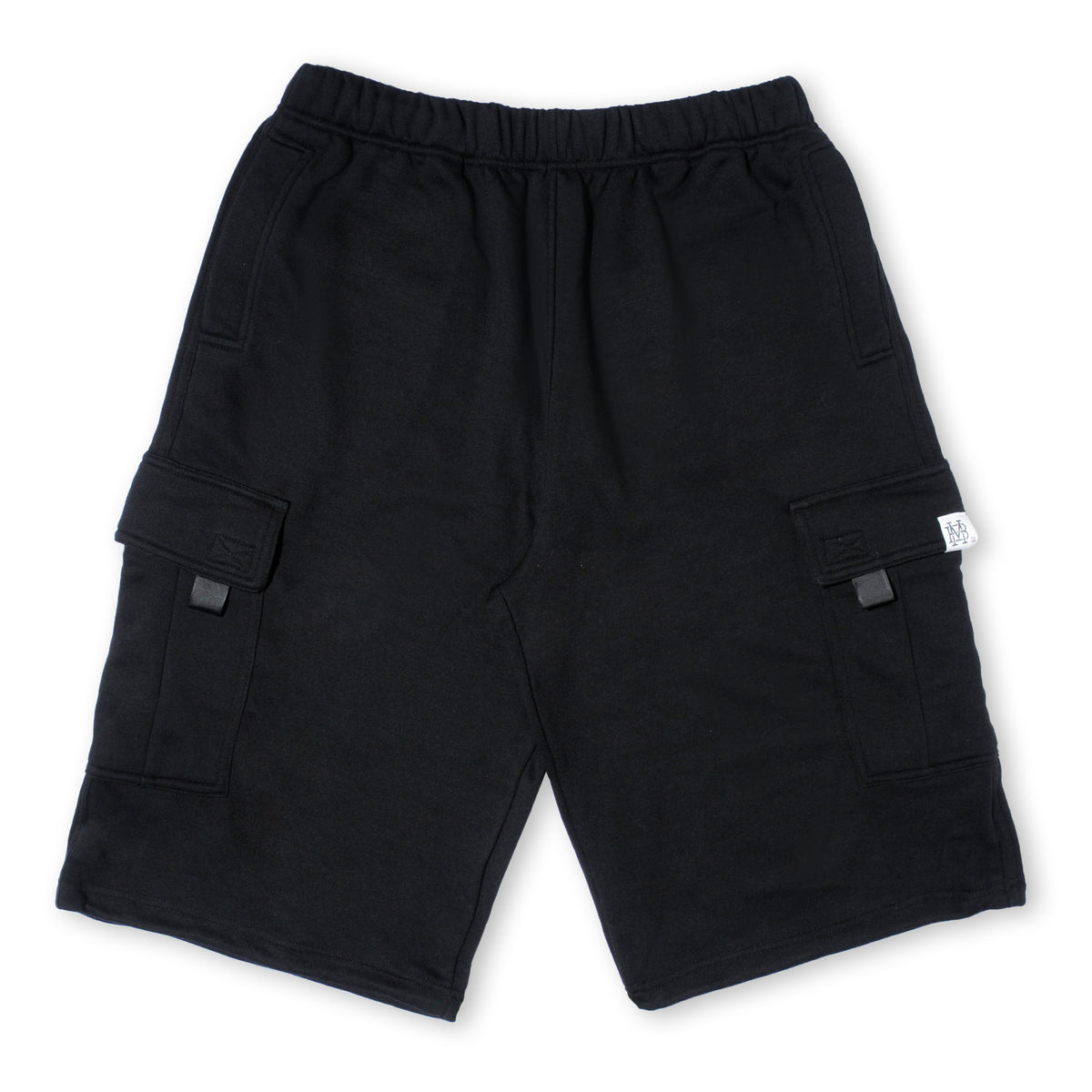 MB FLEECE CARGO SHORTS BLACK