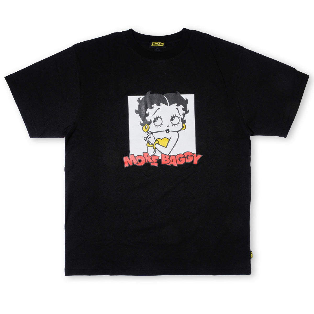 MORE BAGGY × BETTY BOOP COLLABORATION TEE BLACK