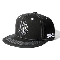 Load image into Gallery viewer, MB SNAP BACK CAP BLACK
