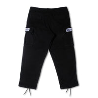 Load image into Gallery viewer, MORE BAGGY SWEAT CARGO PANTS BLACK
