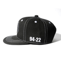 Load image into Gallery viewer, MB SNAP BACK CAP BLACK
