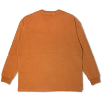 Load image into Gallery viewer, MORE BAGGY LONG SLEEVE POCKET TEE TERRACOTTA
