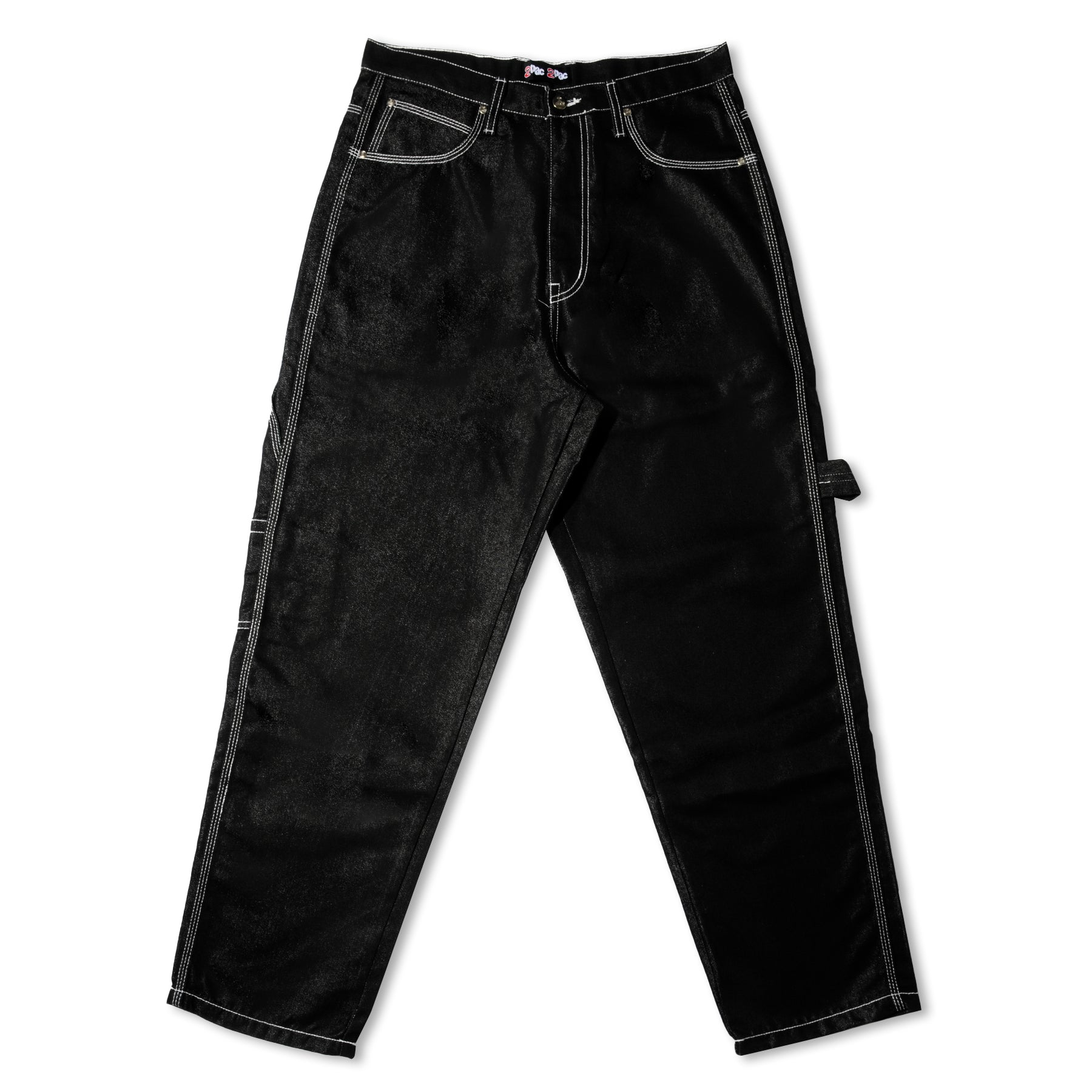 2PAC BLACK DENIM PANTS 