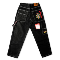 SOUTH POLE 2Pac グラフィックデニムパンツ 2PAC BLACK DENIM PANTS 