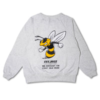 Load image into Gallery viewer, MB STRONG HORNET RAGLAN SWEAT GRAY
