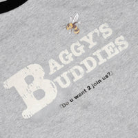 Load image into Gallery viewer, MB BUDDIES RAGLAN SLEEVE GRAY/ BLACK
