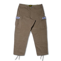 Load image into Gallery viewer, MORE BAGGY SWEAT CARGO PANTS KHAKI
