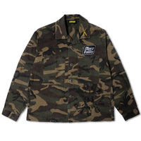 Load image into Gallery viewer, MORE BAGGY STONE WASH MILITARY JACKET WOODLAND
