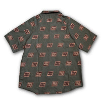 Load image into Gallery viewer, MORE BAGGY LOGO PATTERNED SHIRT KHAKI
