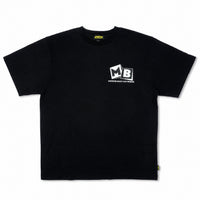 Load image into Gallery viewer, MORE BAGGY NETWORK STUDIOS TEE BLACK
