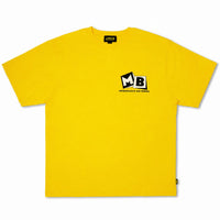 Load image into Gallery viewer, MORE BAGGY NETWORK STUDIOS TEE YELLOW
