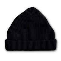 Load image into Gallery viewer, MORE BAGGY ROLL KNIT CAP YELLOW×BLACK
