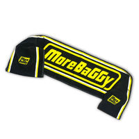 Load image into Gallery viewer, MORE BAGGY MUFFLER TOWEL BLACK

