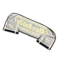 Load image into Gallery viewer, MORE BAGGY MUFFLER TOWEL BLACK
