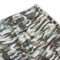 Load image into Gallery viewer, MORE BAGGY MILITARY CARGO HARF PANTS WOODLAND
