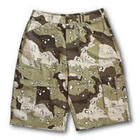 Load image into Gallery viewer, MORE BAGGY MILITARY CARGO HARF PANTS DESERT
