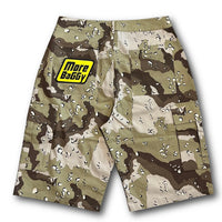 Load image into Gallery viewer, MORE BAGGY MILITARY CARGO HARF PANTS DESERT
