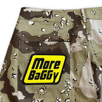 Load image into Gallery viewer, MORE BAGGY MILITARY CARGO HARF PANTS DESERT
