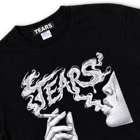 Load image into Gallery viewer, TEARS Graphic TEE (Cigarette) BLACK
