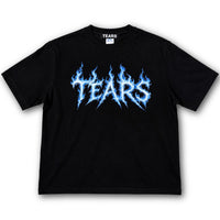 Load image into Gallery viewer, TEARS Graphic TEE (Flame) BLACK
