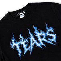 Load image into Gallery viewer, TEARS Graphic TEE (Flame) BLACK
