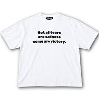 Load image into Gallery viewer, TEARS LETTER TEE WHITE
