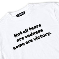Load image into Gallery viewer, TEARS LETTER TEE WHITE
