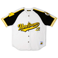 Load image into Gallery viewer, MB ORIGINAL BASEBALL SHIRT WHITE
