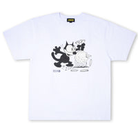Load image into Gallery viewer, MB LIMITED ITEM FELIX THE CAT MAKE MONEY TEE WHITE
