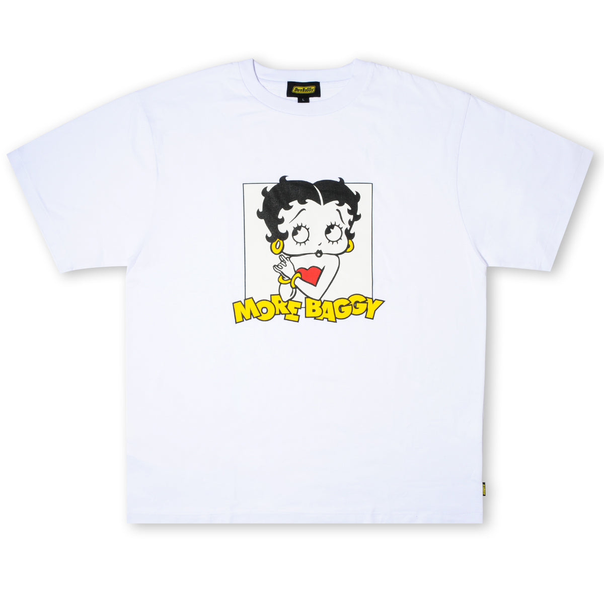 MORE BAGGY × BETTY BOOP COLLABORATION TEE WHITE