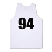 Load image into Gallery viewer, MORE BAGGY NUMBERING TANK TOP WHITE
