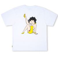 Load image into Gallery viewer, MORE BAGGY × BETTY BOOP COLLABORATION LUXURY TEE WHITE
