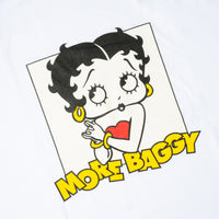 Load image into Gallery viewer, MORE BAGGY × BETTY BOOP COLLABORATION TEE WHITE
