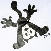 Load image into Gallery viewer, MB LIMITED ITEM FELIX THE CAT BACK PRINT TEE WHITE

