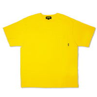 Load image into Gallery viewer, MORE BAGGY SINGLE STITCH POCKET TEE YELLOW
