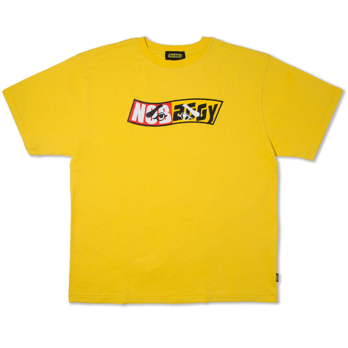 MORE BAGGY×NOBOSE COLLABORATION NOBAGGY TEE　YELLOW