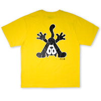 Load image into Gallery viewer, MB LIMITED ITEM FELIX THE CAT BACK PRINT TEE YELLOW
