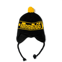 Load image into Gallery viewer, MB BOM BOM EAR FLAP KINT CAP BLACK
