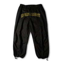 Load image into Gallery viewer, MB FRONT LOGO WIDE PANTS BLACK
