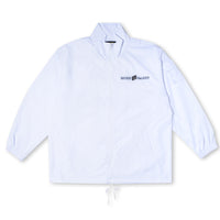 Load image into Gallery viewer, MB NYLON TRACK JACKET WHITE
