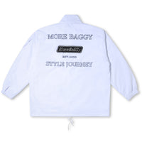 Load image into Gallery viewer, MB NYLON TRACK JACKET WHITE
