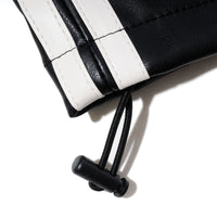 Load image into Gallery viewer, MB ONE POINT LOGO PU LEATHER PANTS BLACK
